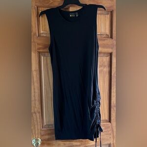 Zella Black Ruched Dress size XL EUC
